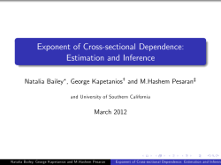 Exponent of Cross(sectional Dependence: Estimation and Inference