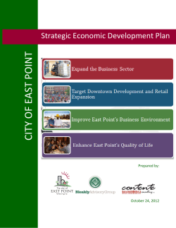 SEDP - The City of East Point