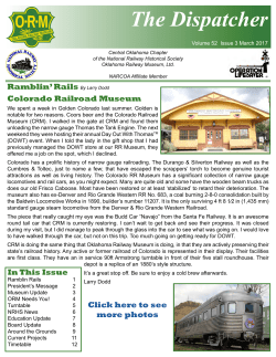 March - Oklahoma Railway Museum