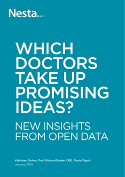 new insights from open data