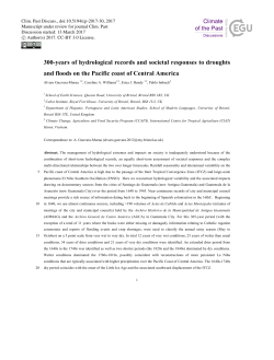 300-years of hydrological records and societal responses to