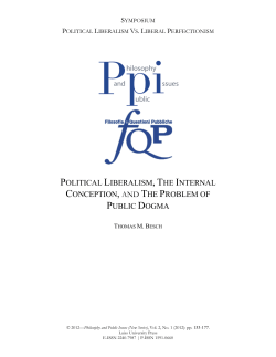 - Philosophy and Public Issues