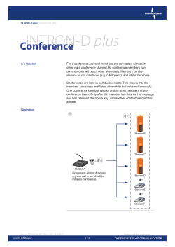 Conference - industronic
