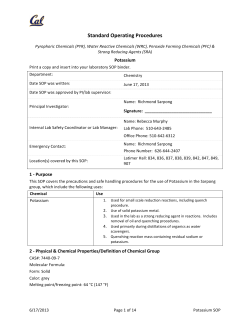 Potassium - cchem.berkeley.edu