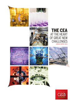 The CEA at the heart of great new challenges