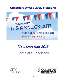 it`s a knockout! - Gloucester Partnership