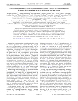 Precision Measurements and Computations of Transition