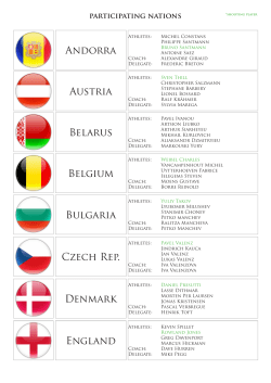 PARticiPAtiNG NAtiONS