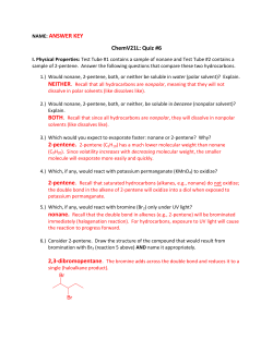 NAME: ANSWER KEY ChemV21L: Quiz #6