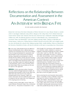 Reflections on the Relationship Between Documentation and