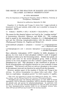 The origin of the reaction of harden and young in cell