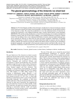 The glacial geomorphology of the Antarctic ice sheet bed