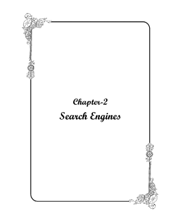 chapter two search engines