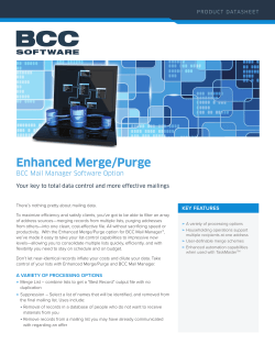 Enhanced Merge/Purge (Datasheet)