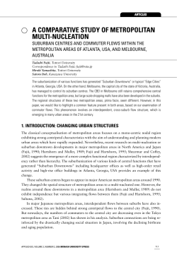 A comparative study of metropolitan multi-nucleation
