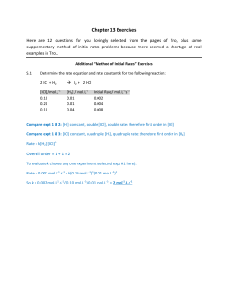 Chapter 13 Exercises