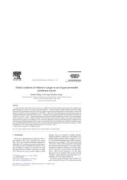 Partial oxidation of ethane to syngas in an oxygen