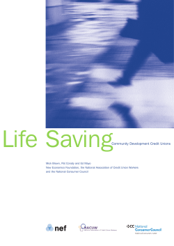 Life Saving - National Association of Credit Union Workers