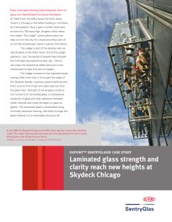 Laminated glass strength and clarity reach new heights at