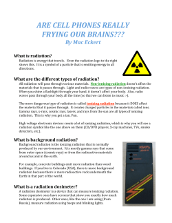 How much radiation do cell phones emit