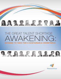 ManpowerGroup The Great Talent Shortage Awakening