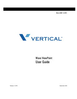 ViewPoint User Guide - Advanced Communications Company
