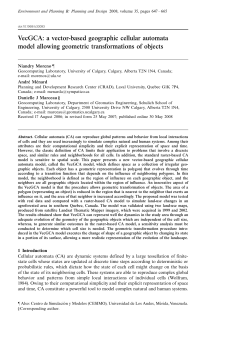 VecGCA: a vector-based geographic cellular automata - INPE