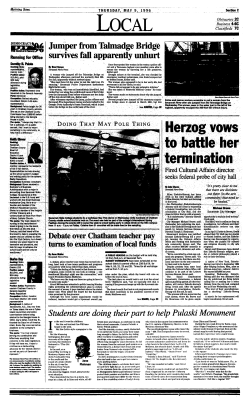 Jumper from Talmadge Bridge -"&mdash;r~yes fall