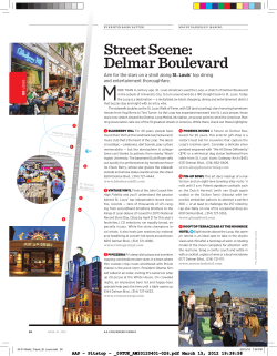 Street Scene: Delmar Boulevard - ink