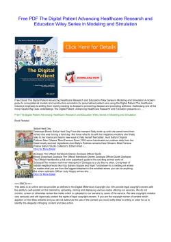 Ebook The Digital Patient Advancing