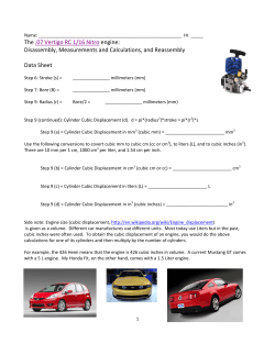 The .07 Vertigo RC 1/16 Nitro engine: Disassembly, Measurements