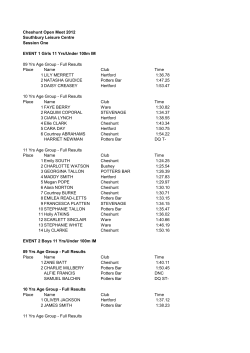 CSC Open Meet 2012 Session 1/2