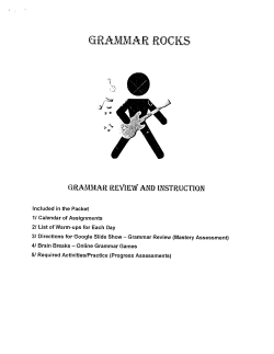 GRAMMAR ROCKS