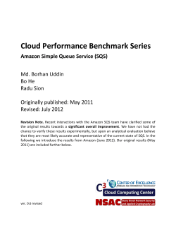 Cloud Performance Benchmark Series