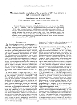 Molecular dynamics simulations of the properties of CO2