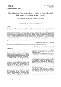 Microbiological Changes and Determination of Some Chemical