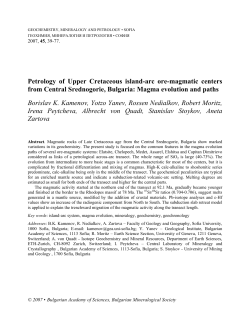 Petrology of Upper Cretaceous island-arc ore