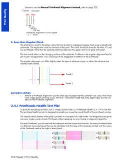 2.4.1 Printheads Health Test Plot