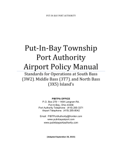 Airport Policy Manual - Put-in