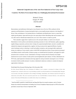 Links - World bank documents