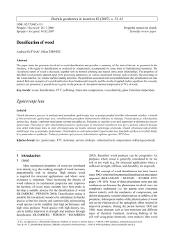 Densification of wood