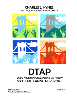 (Drug Treatment Alternative-to-Prison) Sixteenth Annual Report
