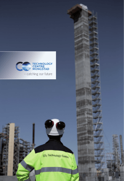 catching our future - Technology Centre Mongstad