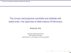 The convex real projective manifolds and orbifolds with radial ends I