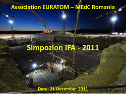 ASSOCIATION EURATOM - MEdC 13th Meeting of the Steering