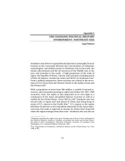 the changing political-military environment: southeast asia