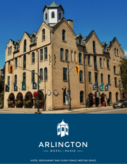 group sales - Arlington Hotel