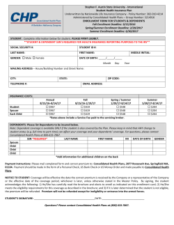 1617 Enroll Form Stephen F Austin INTL REVISED 100316 PR