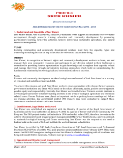 Srer Khmer`s profile updated, available here!