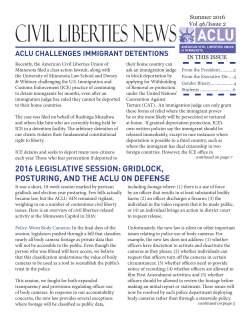 CIVIL LIBERTIES NEwS